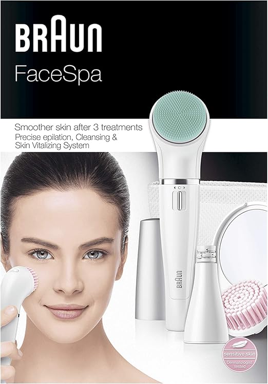 Braun Face Spa Epilator Facial Cleansing Brush 