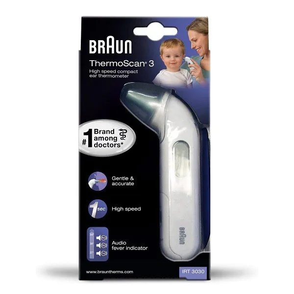 Braun IRT3030 ThermoScan 3 Infrared Ear Thermometer